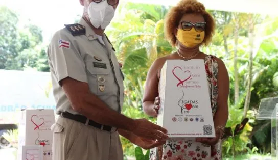 PM faz cerimônia alusiva à campanha "Ligadas por Fios" e coloca urnas de doação nas Bases Comunitárias; saiba como doar 