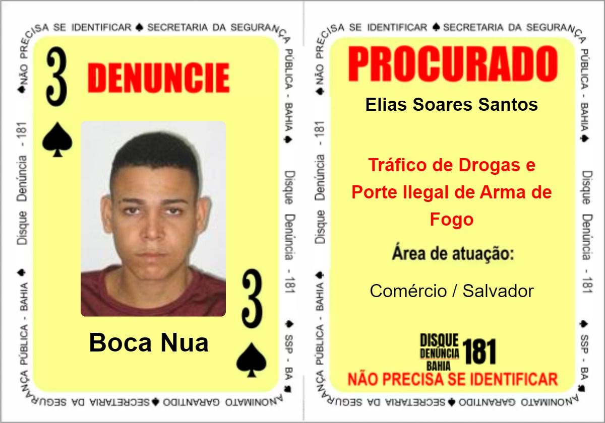 Integrante do Baralho do Crime morre em confronto com a Polícia Civil. Foto: Divulgação / SSP