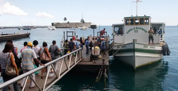 Travessia Salvador-Mar Grande ainda tem intenso fluxo no Terminal Náutico. | Foto: Divulgação