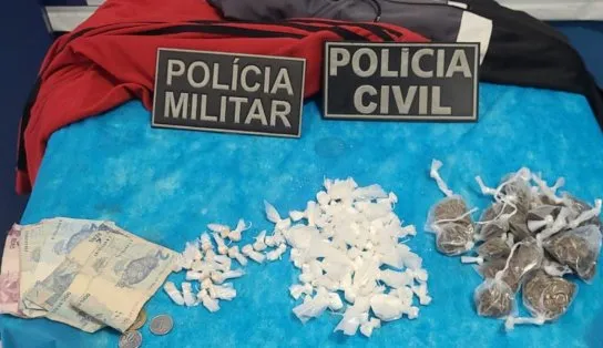 Drogas e entorpecentes são apreendidos pela polícia em Nazaré