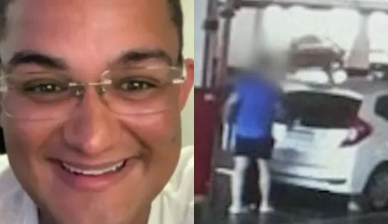 Dono de ferro-velho é flagrado saindo de casa após mandado de busca e apreensão 