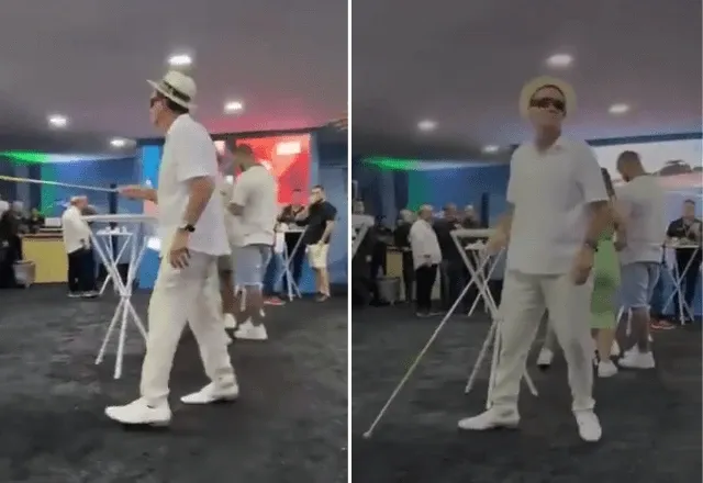 Eduardo Paes é flagrado imitando pessoa cega no Carnaval do Rio