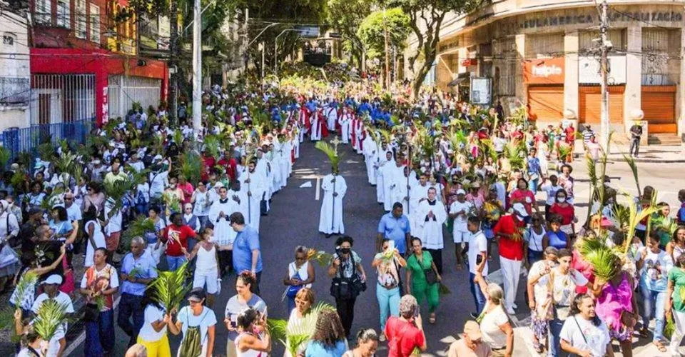 Missa do 'Domingo de Ramos' acontece neste final de semana em Salvador; confira programação