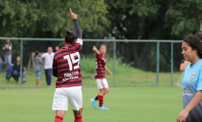 Chuva de gols: Flamengo ganha por 56 a 0 partida do Campeonato Carioca de Futebol Feminino