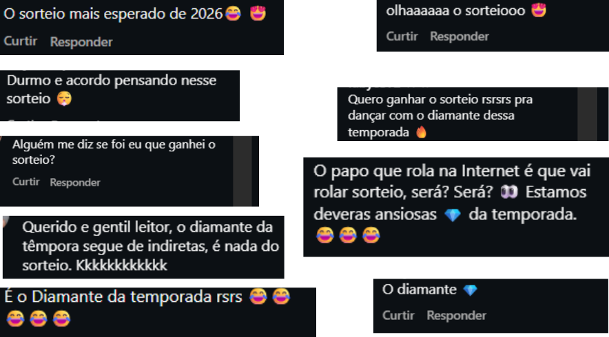  Diversos f&atilde;s lotaram as publica&ccedil;&otilde;es do artista relatando que gostariam de participar da brincadeira  | Foto: Reprodu&ccedil;&atilde;o/ Redes Sociais