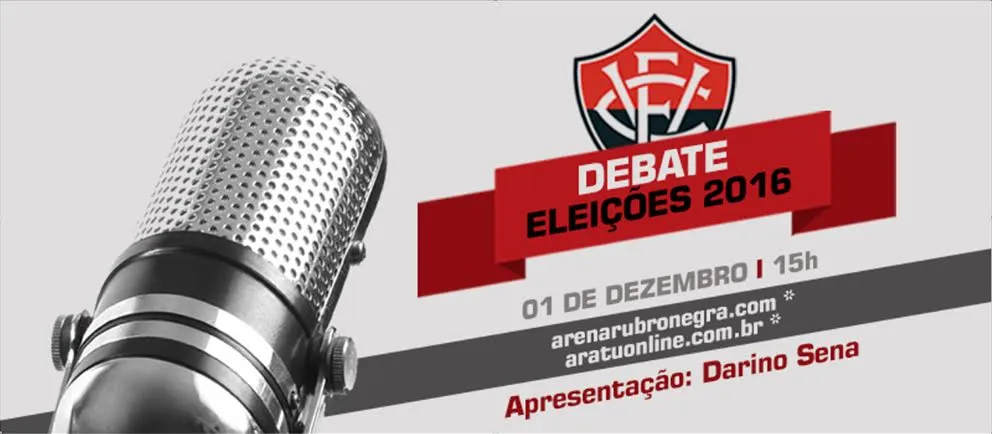 VEJA AO VIVO: Aratu Online realiza primeiro debate dos candidatos à presidência do Vitória