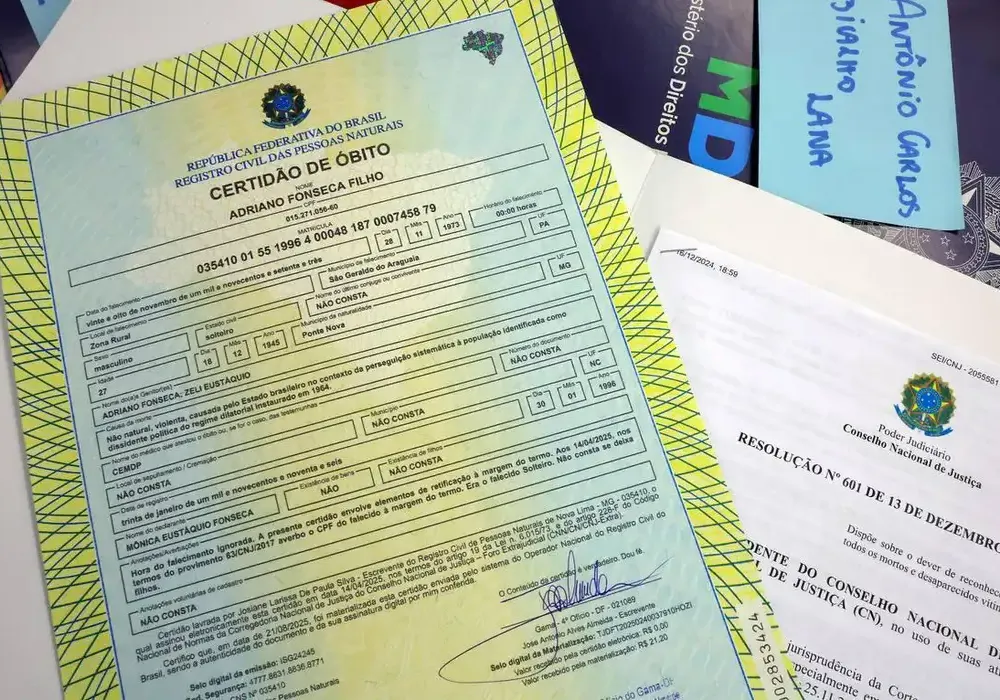 Certid&otilde;es devem incluir contexto da morte