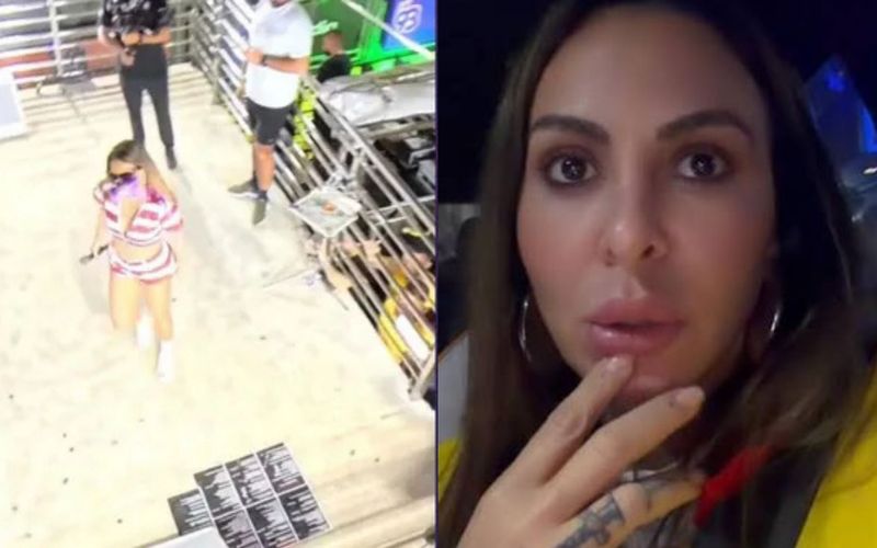 Alinne Rosa registrou o boletim de ocorr&ecirc;ncia ap&oacute;s a agress&atilde;o sofrida durante o Fortal e defendeu que epis&oacute;dios de viol&ecirc;ncia n&atilde;o sejam tratados como brincadeira/Foto: Redes Sociais&nbsp;