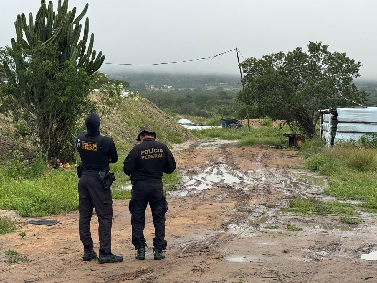 PF investiga mineração ilegal de ouro na Bahia. Foto: Ascom PF