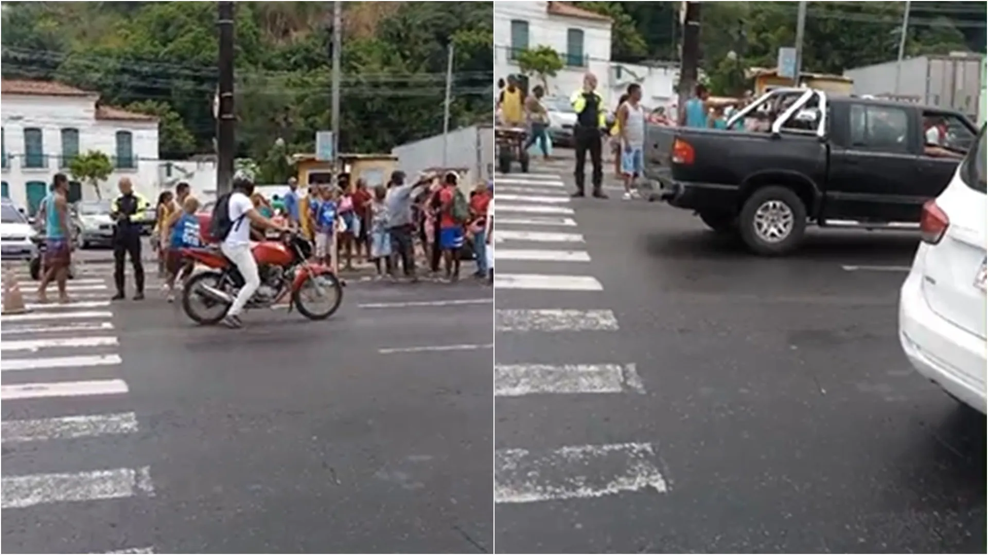 Acidente aconteceu na manhã desta quinta-feira (6). Foto: Leitor Aratu On