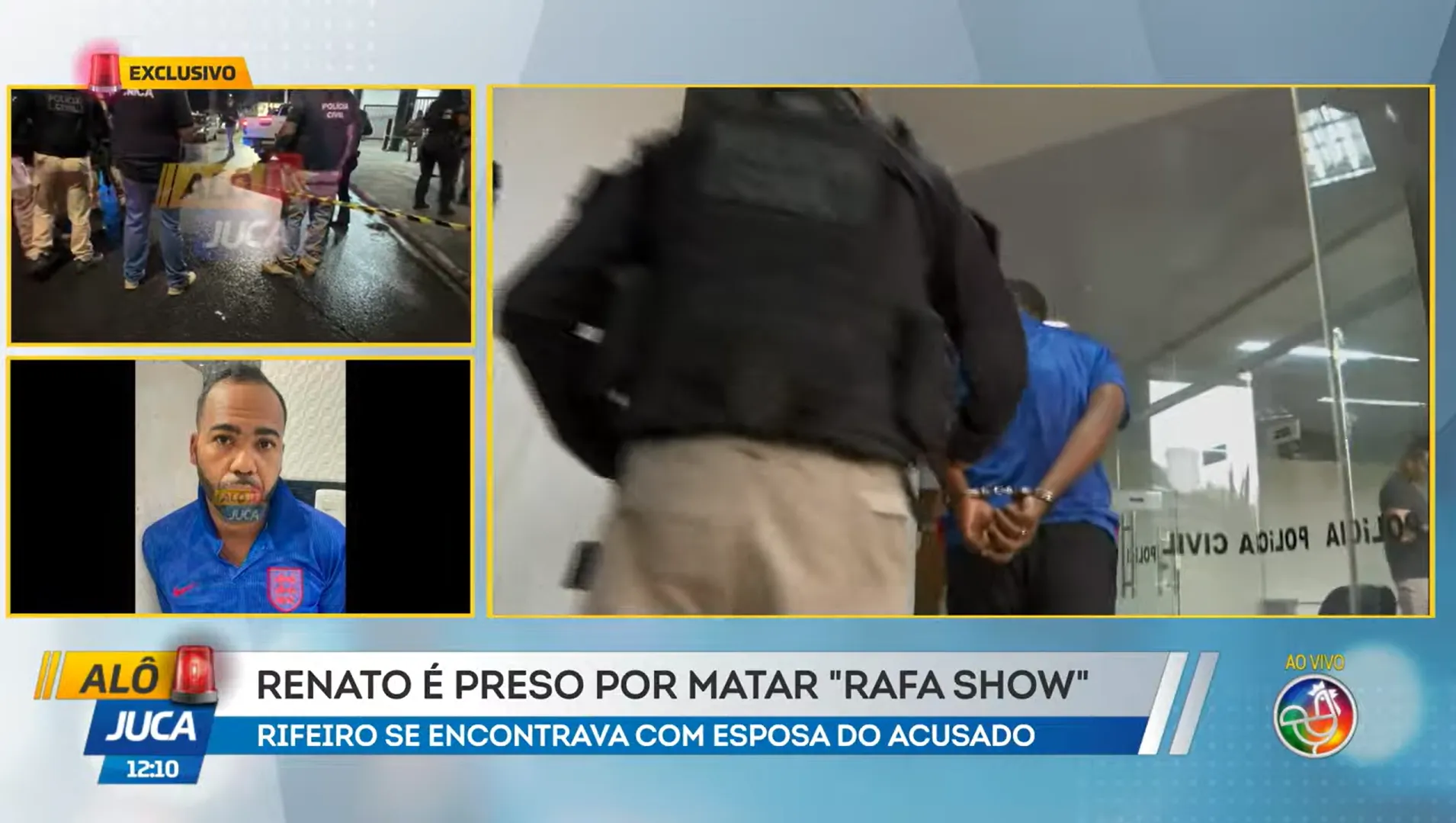 VÍDEO: Preso homem suspeito de matar o rifeiro "Rafa Show" 