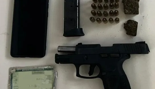 Homem é preso com droga e arma de calibre restrito no município de Camaçari