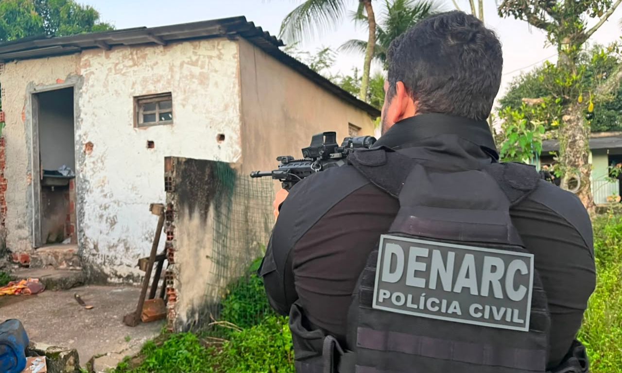 Opera&ccedil;&atilde;o policia no Barro Duro, em Salvador. Foto: Ascom PC
