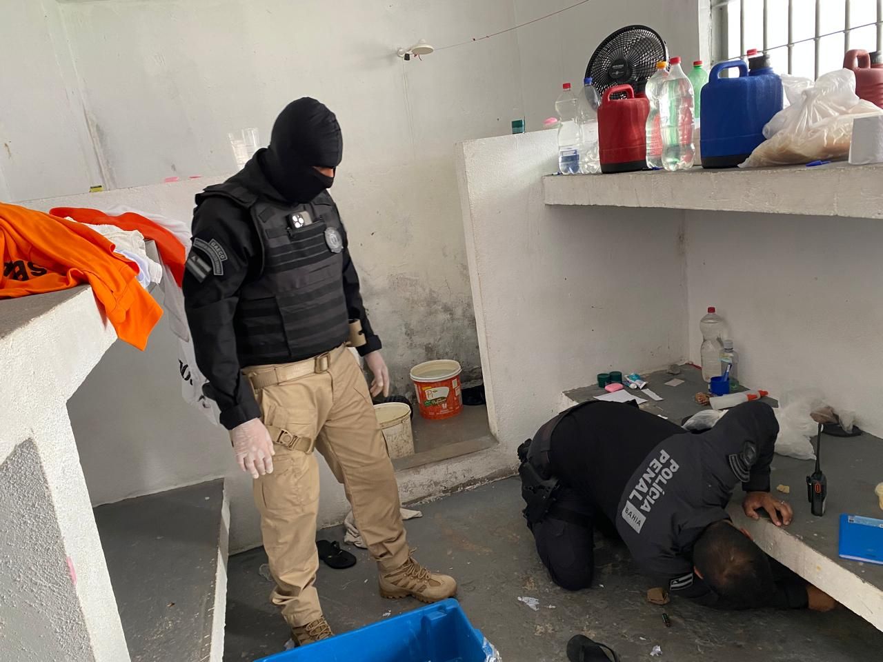 Operação Redenção aconteceu no presídio de Eunápolis. Foto: MPBA