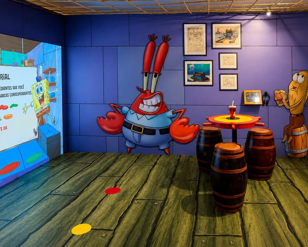 Exposi&ccedil;&atilde;o Bob Esponja a Experi&ecirc;ncia Chega Ao Salvador Shopping Com Ambientes Interativos1
