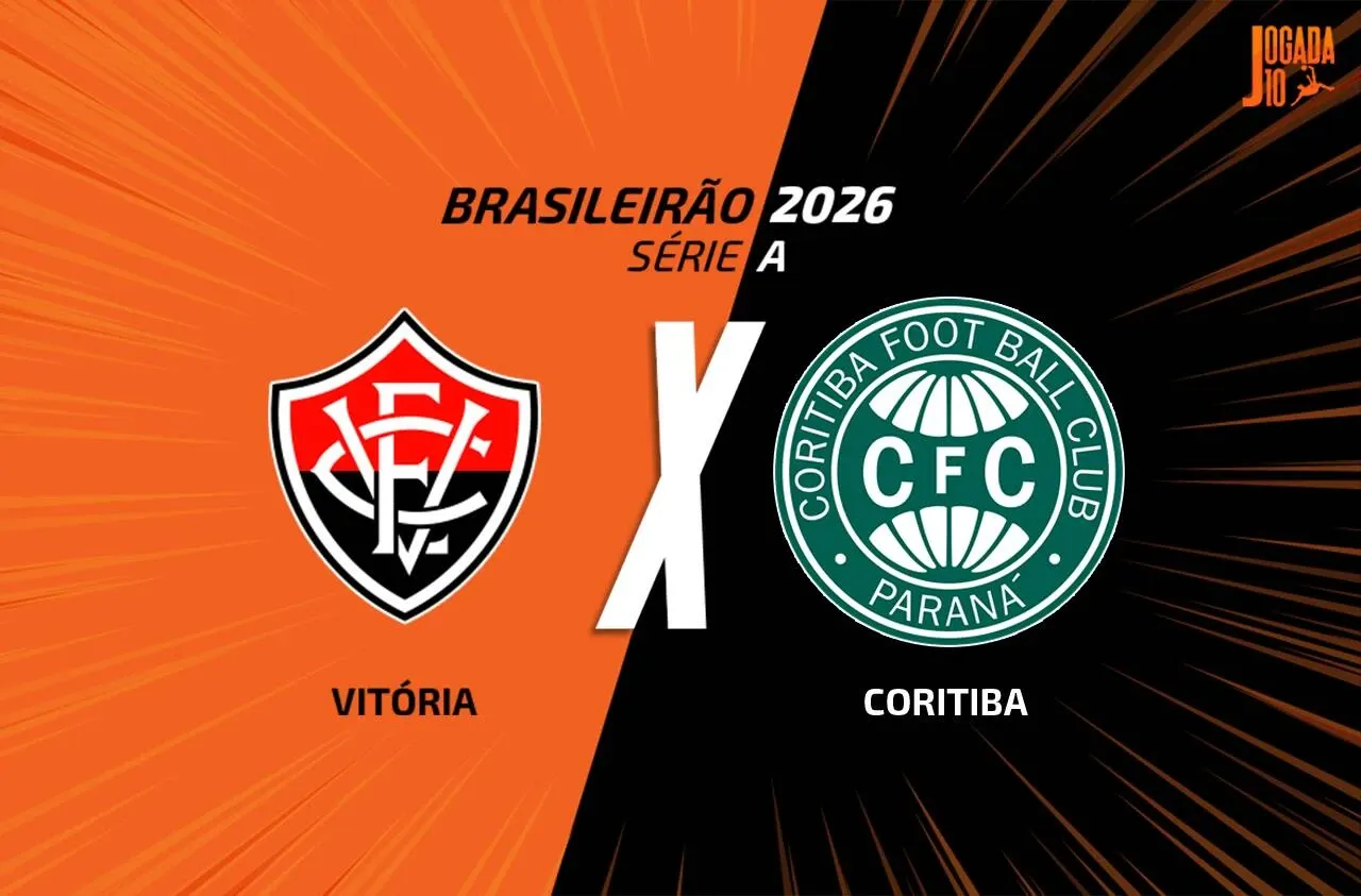 Vitória x Coritiba: onde assistir, escalações e arbitragem