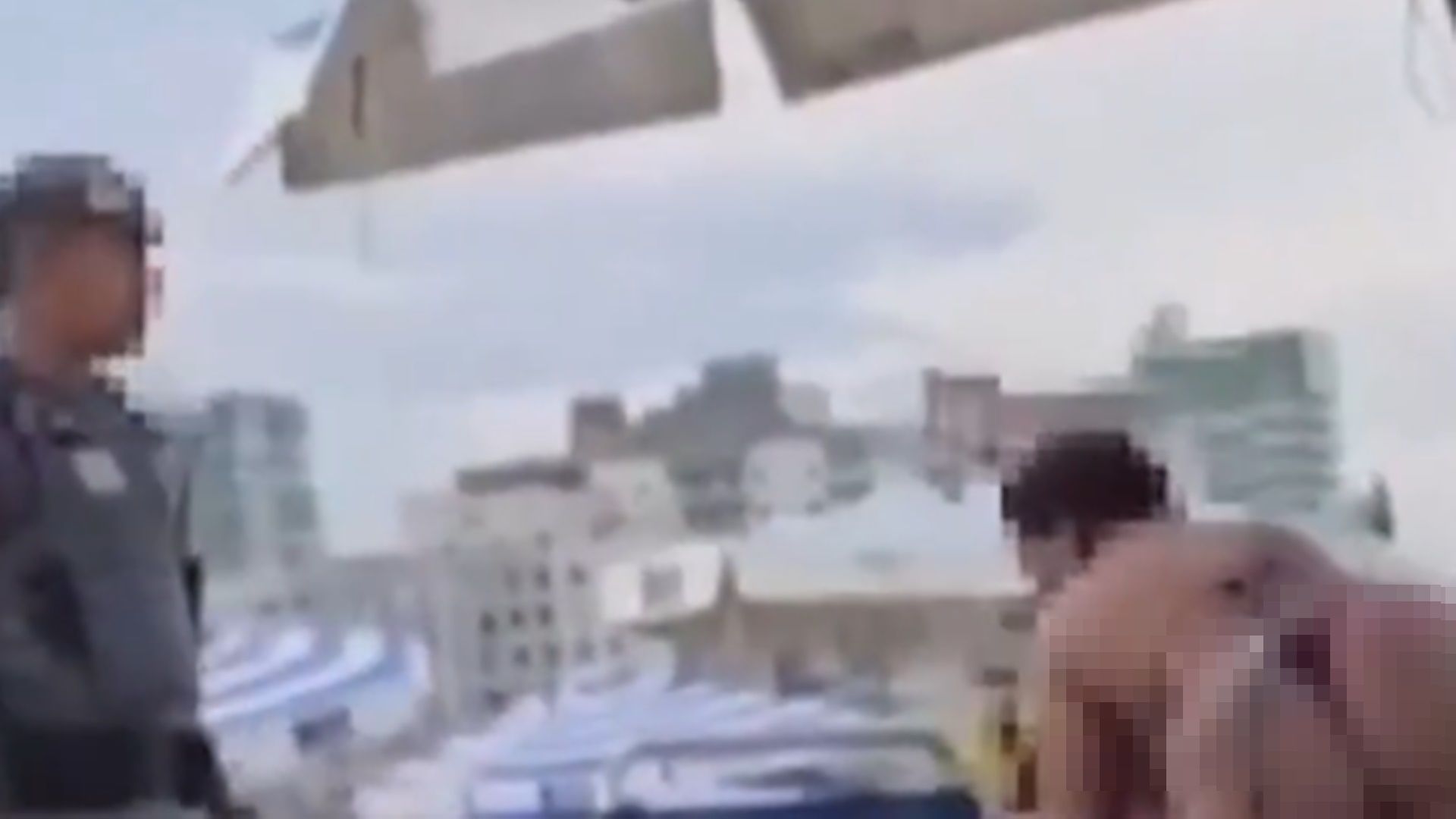 Casal foi flagrado durante uma relação íntima na praia de Praia Grande, no litoral de São Paulo. Foto: Reprodução / Redes Sociais