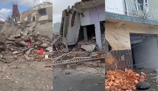 Duas pessoas são resgatadas após explosão em Crisópolis; outras duas ainda estão desaparecidas
