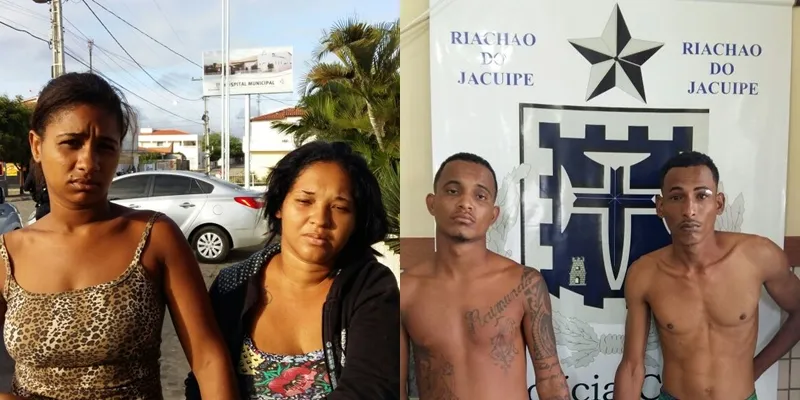 Casais são presos acusados de cometer assaltos, homicídios e tráfico de drogas na Bahia