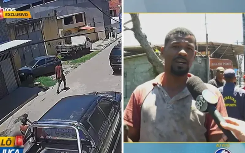 Mec&acirc;nico nega qualquer envolvimento no desaparecimento de Thamiris durante entrevista no Al&ocirc; Juca/Foto: TV Aratu