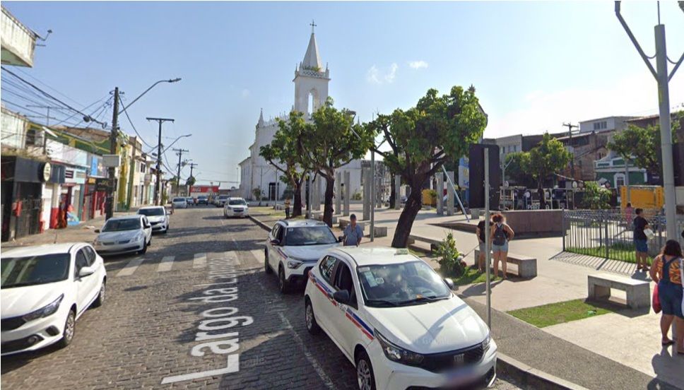 Largo da Lapinha concentra início das comemorações. Foto: Reprodução | Google Maps