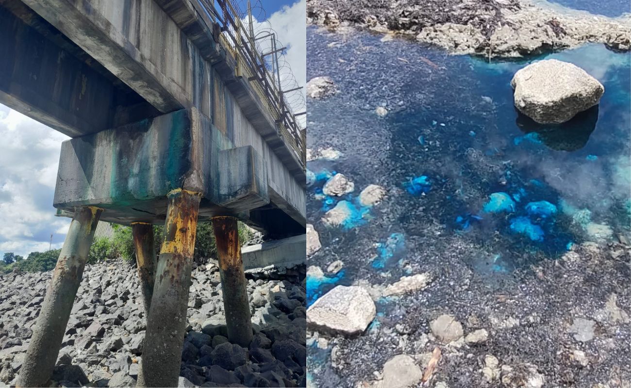 Contamina&ccedil;&atilde;o em S&atilde;o Tom&eacute; de Paripe completa seis meses e ainda afeta moradores; Foto do terminal com a mesma colocara&ccedil;&atilde;o das subst&acirc;ncias t&oacute;xicas
