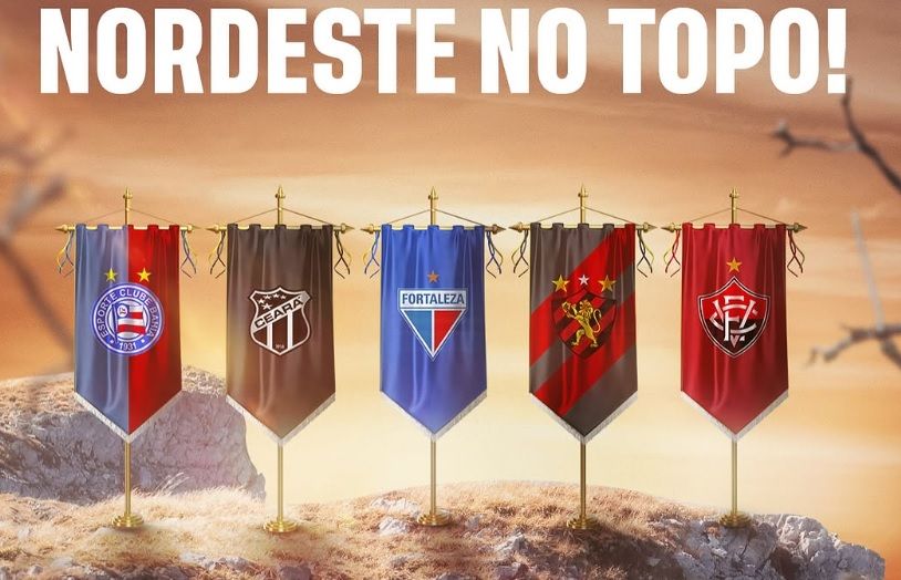 Copa do Nordeste 2025 tem 5 clubes da série A. Foto: Reprodução | CBF
