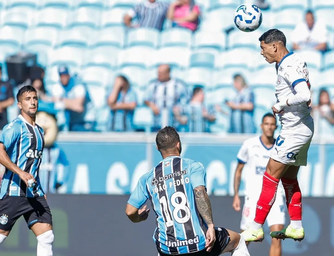 Bahia perde para o Grêmio com pênalti polêmico. Foto: @therafao