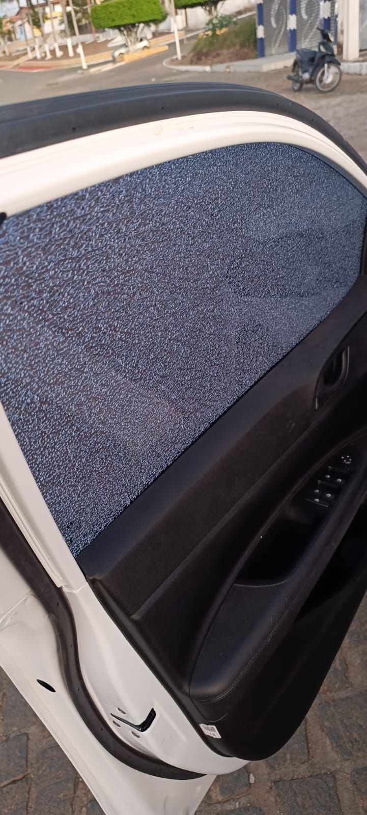 Bomba de São João atinge carro na Bahia. Foto: Ascom PC