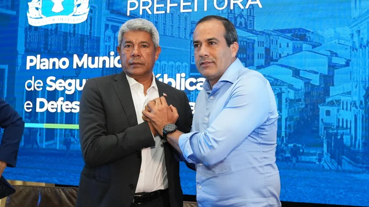 Bruno Reis e Jerônimo apresentam Plano de Segurança Pública para Salvador