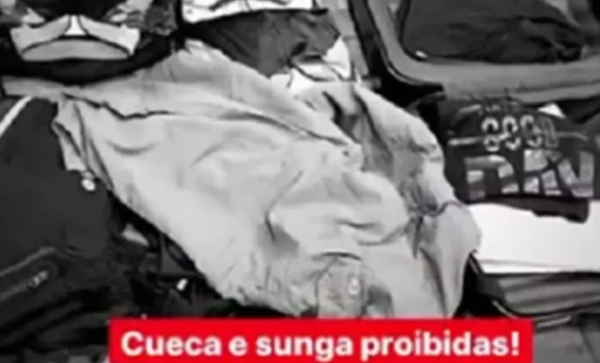 Ciumenta, cantora sertaneja veta sungas e cuecas brancas na mala de viagem de namorado; saiba quem é 