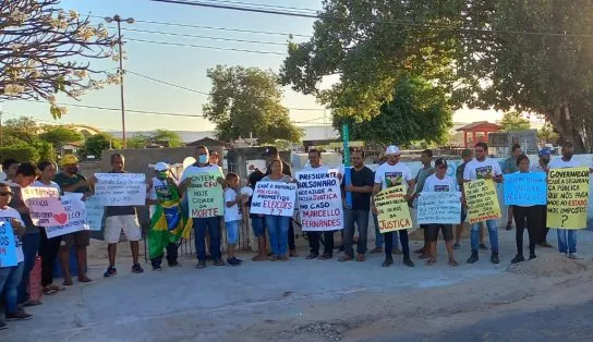 Ibotirama: população manifesta contra violência pela morte de bolsonarista