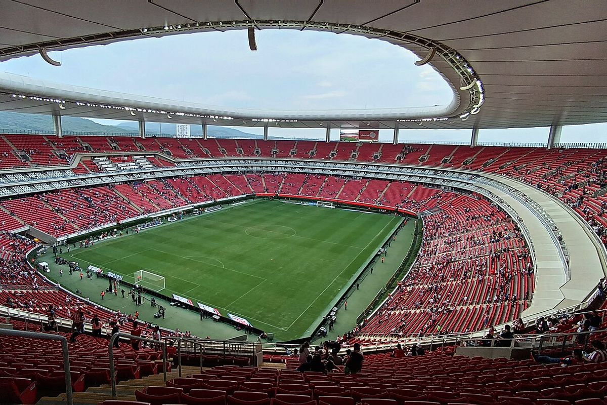 Estadio Akron, em Guadalajara, no M&eacute;xico. Foto: Reprodu&ccedil;&atilde;o | Wikipedia