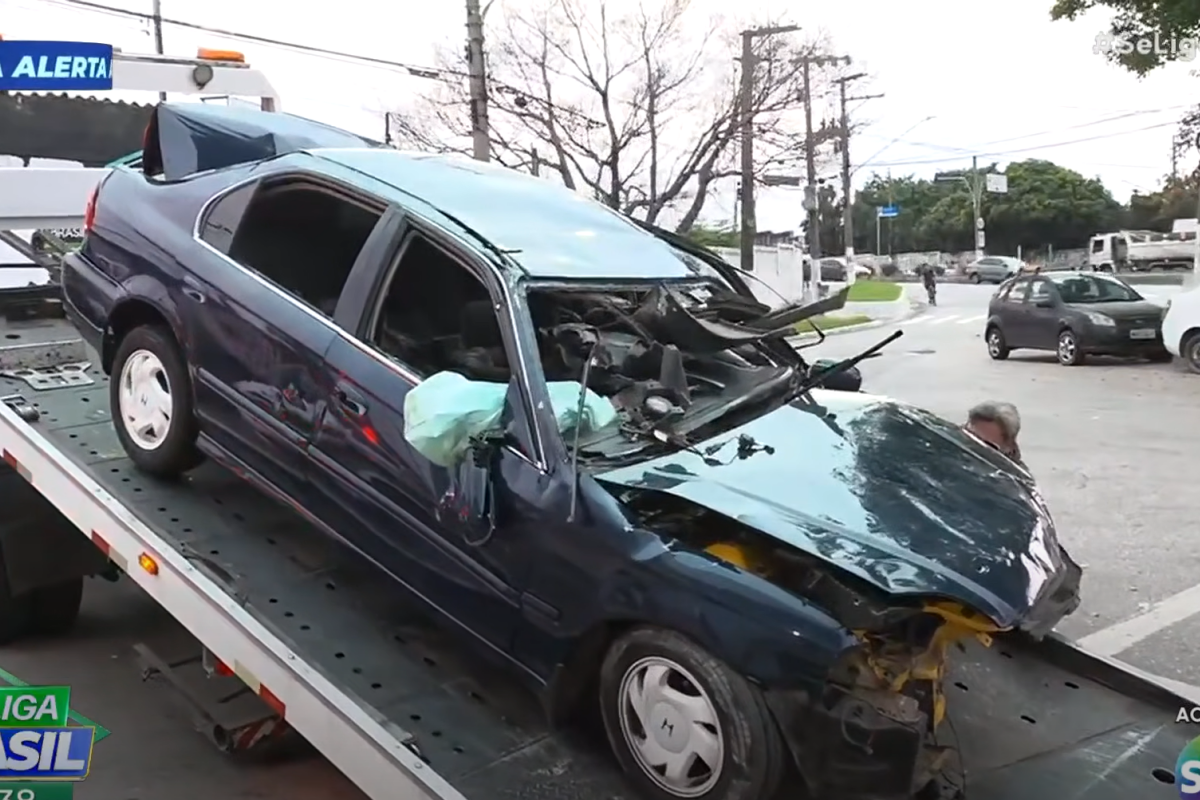 Jovem de 22 anos morre em acidente de carro no dia do anivers&aacute;rio. Foto: SBT