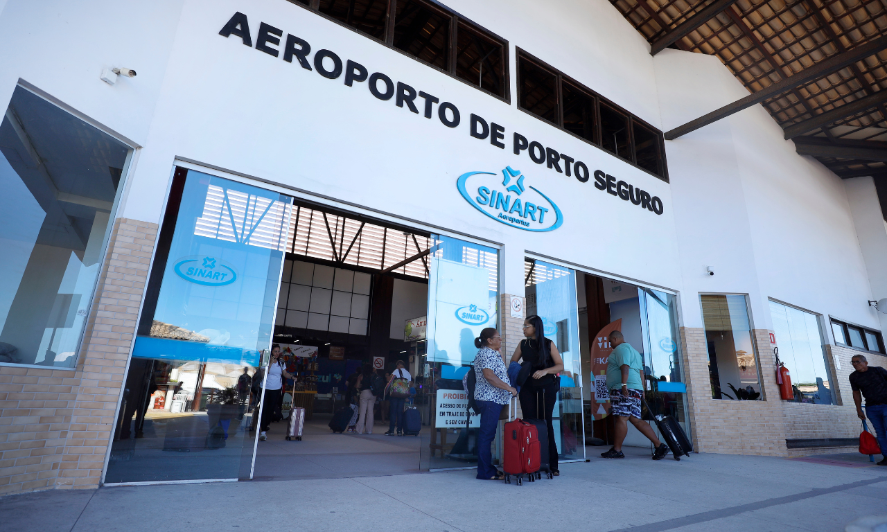 MP aponta irregularidades na dispensa de licitação para a concessão do Aeroporto Internacional de Porto Seguro. Foto: Matheus Landim/GOVBA