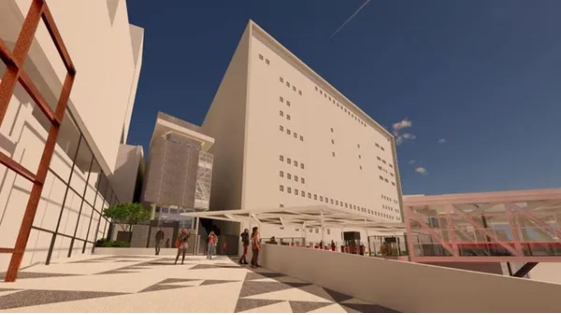 Um dos pontos centrais da obra é a construção de um novo prédio, batizado tecnicamente como edifício lâmina | Imagem ilustrativa/divulgação