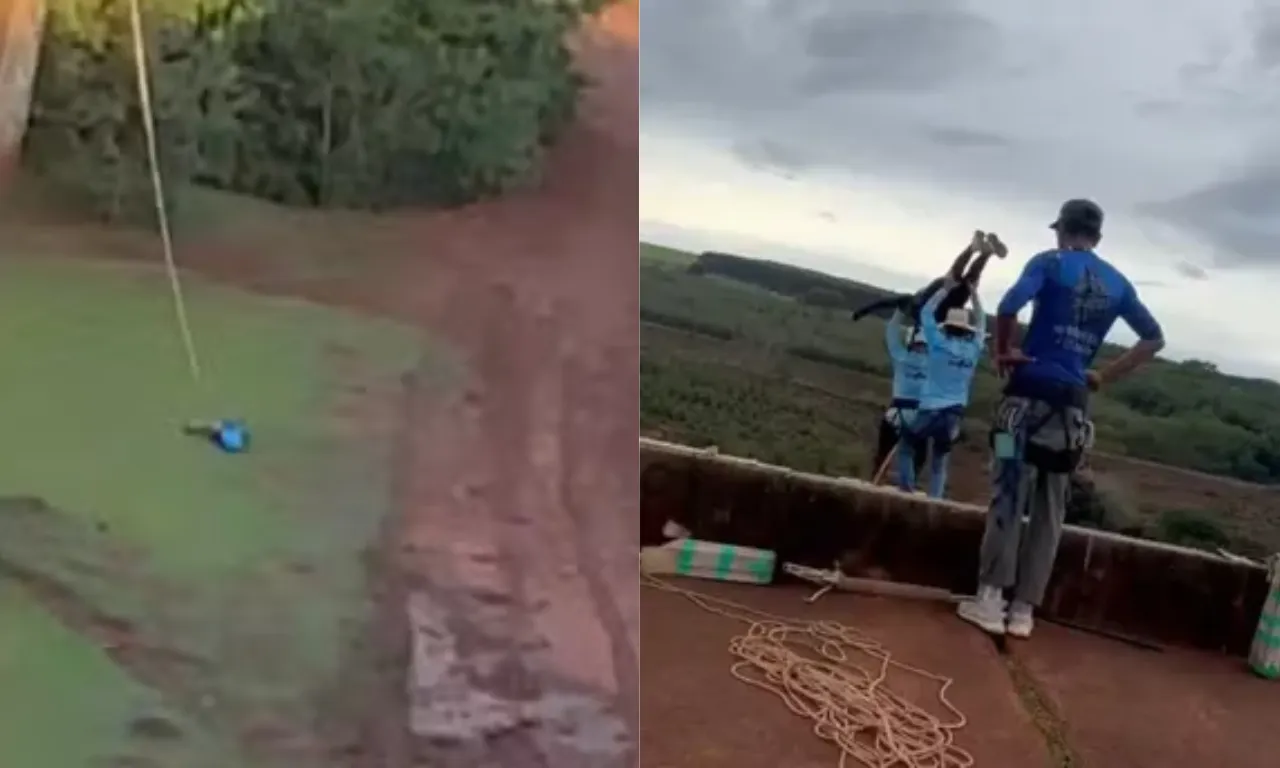 Acidente de rope jump