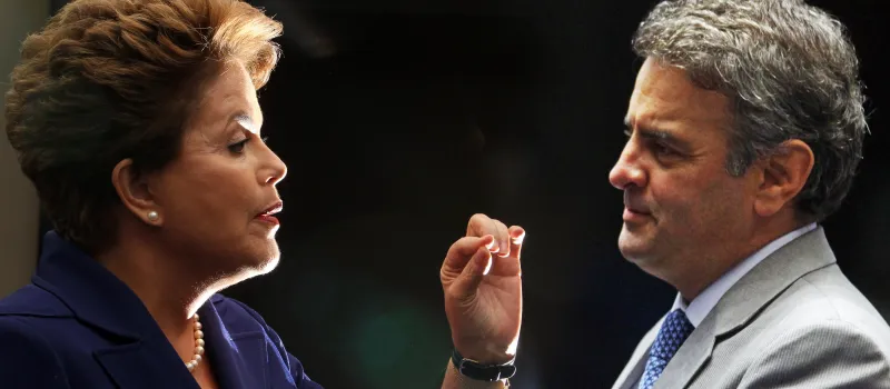 EMBATE: Aécio questiona votos de Rousseff; Dilma lembra ações para desestabilizar seu governo