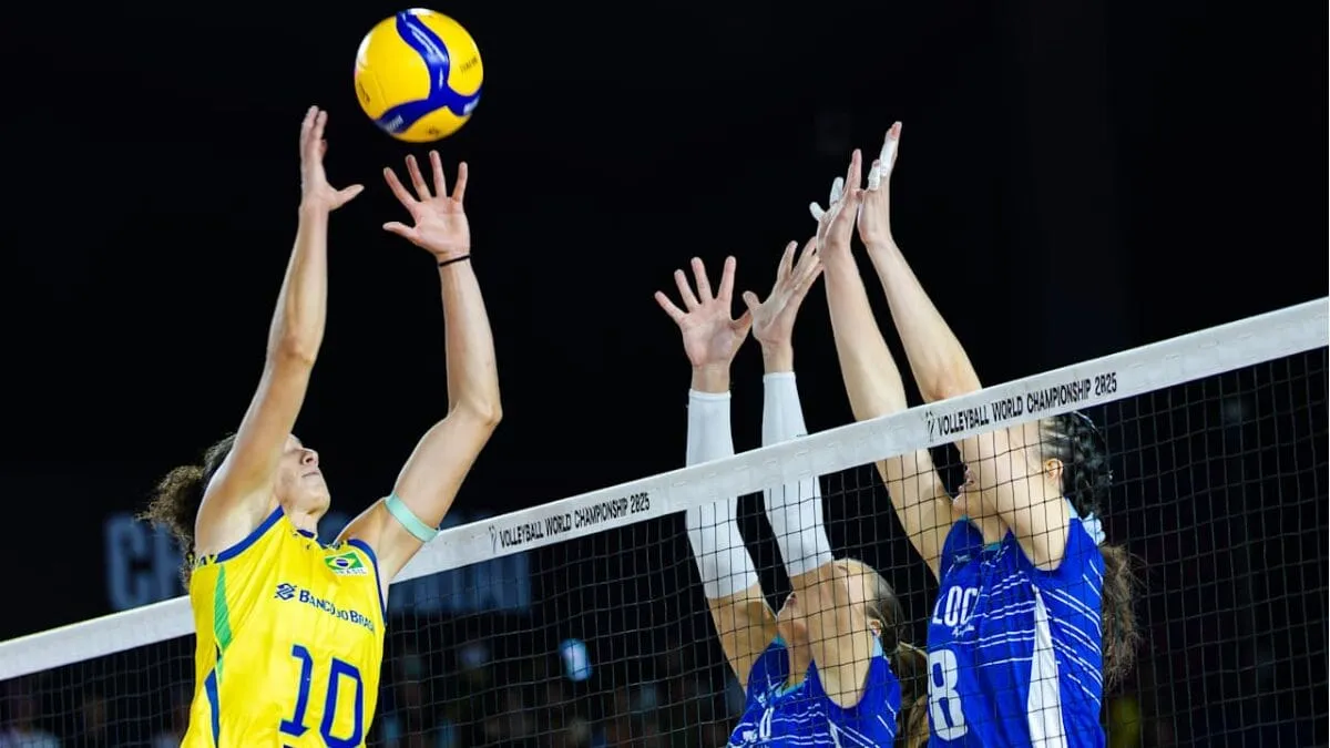 De virada! Brasil vence França por 3X2 em Mundial de Vôlei Feminino. Foto: divulgação / FIVB