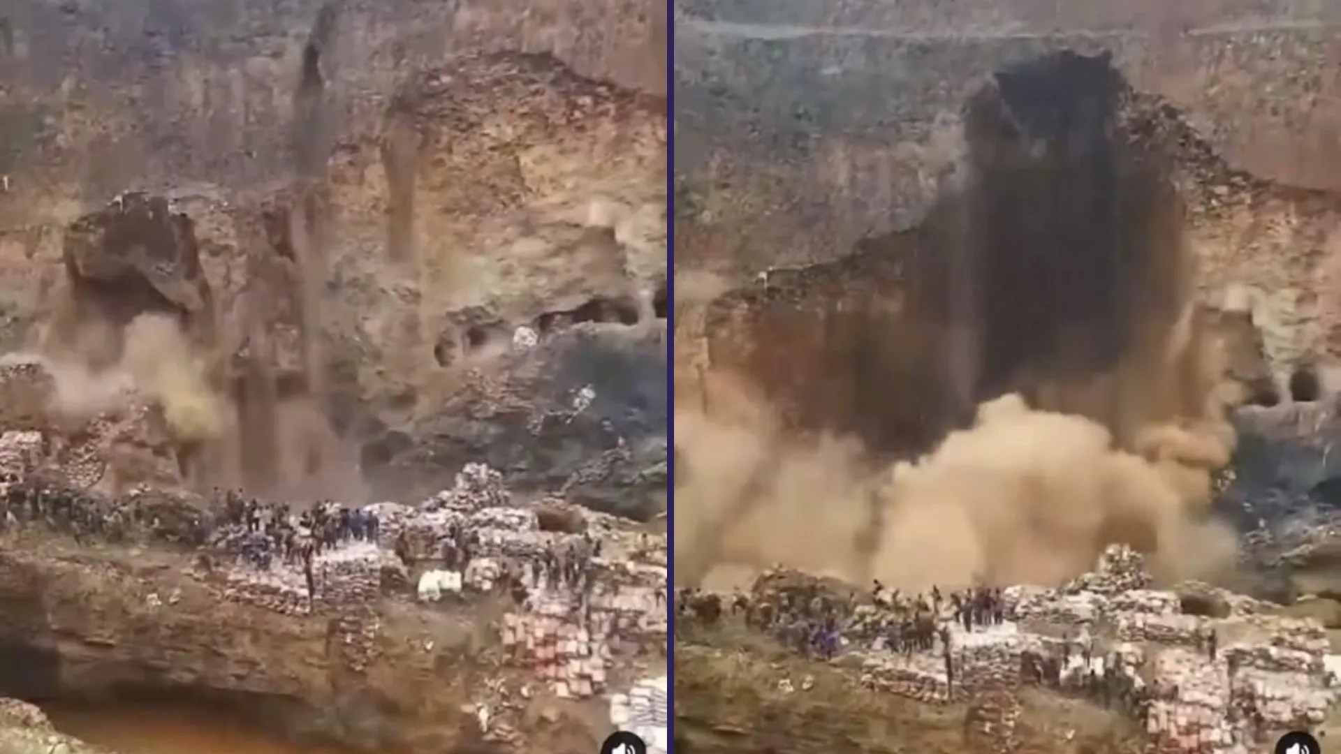 Imagem do desabamento 