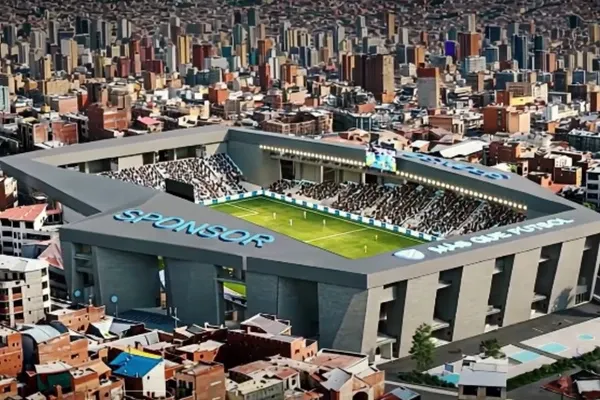 Proje&ccedil;&atilde;o De Como Ficar&aacute; O Novo Est&aacute;dio Do Bolivar Cr&eacute;dito Divulgar&ccedil;&atilde;o Bolivar