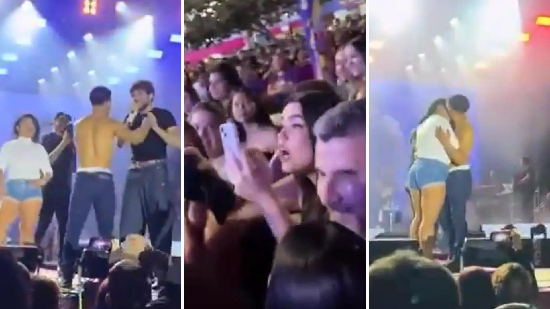 Traição em show de Nattan. Foto: Redes sociais 