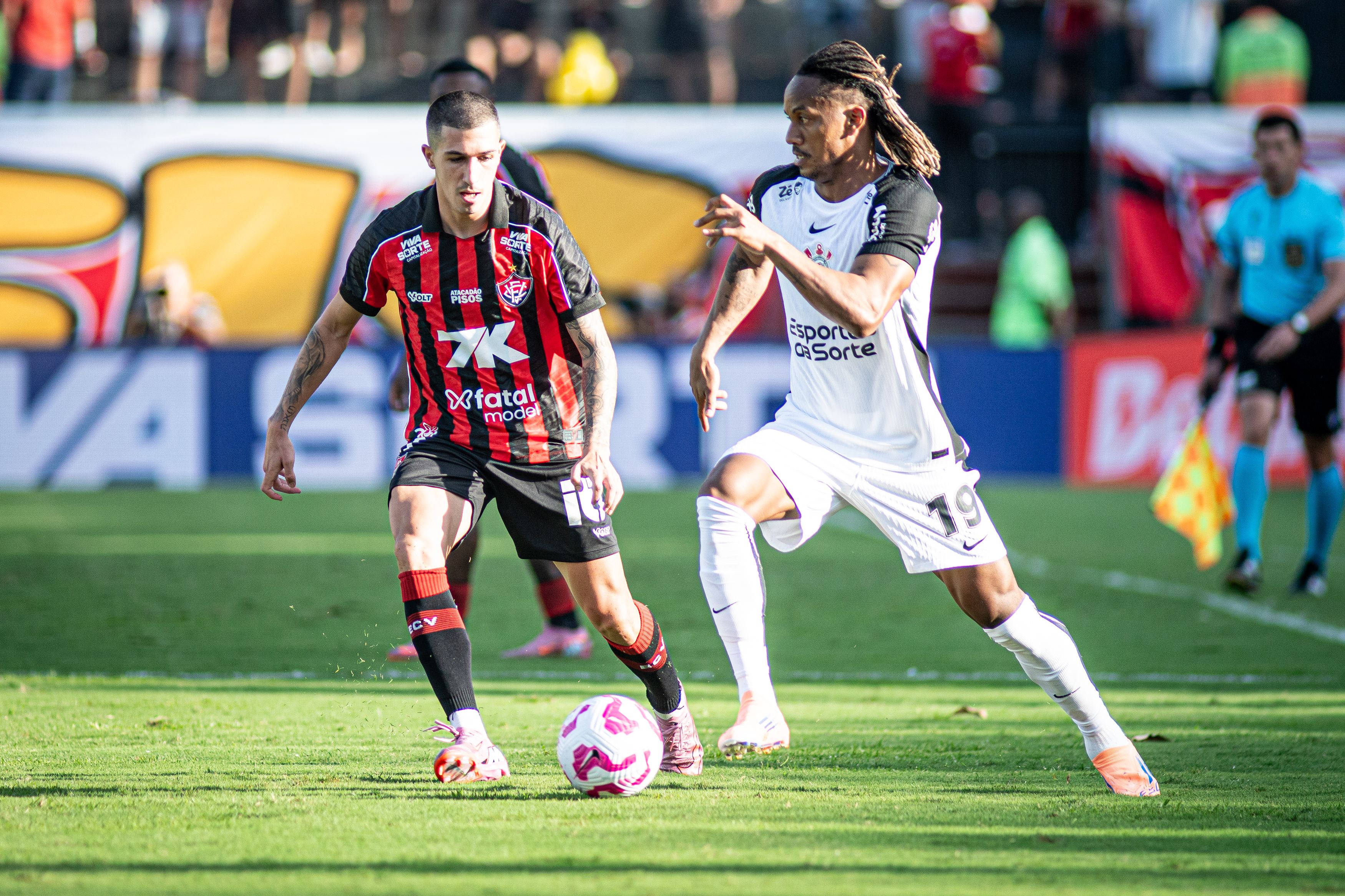 Vitória é derrotado pelo Corinthians e perde chance de deixar Z4; Foto: Victor Ferreira/EC Vitória