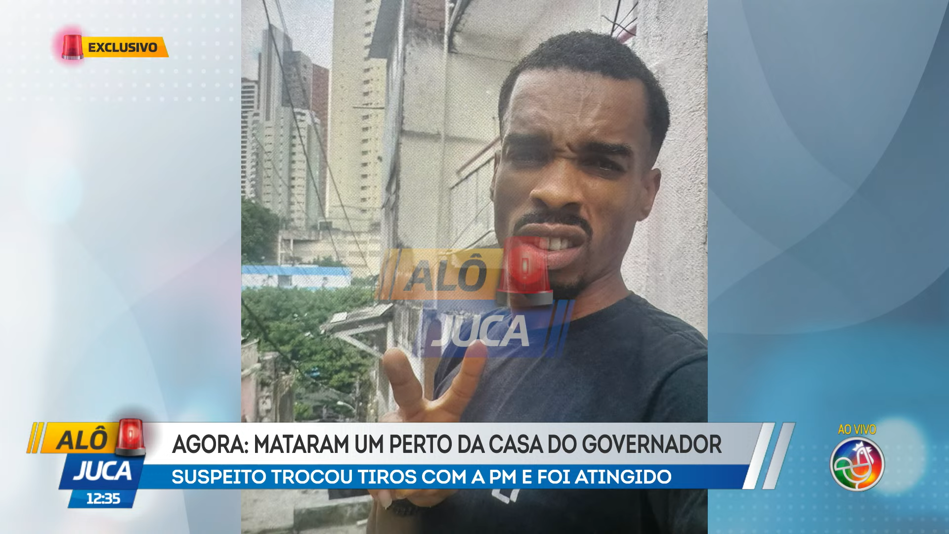 Outro suspeito de integrar a gangue da corrente, identificado como Reginaldo dos Santos de Oliveira, morreu ap&oacute;s trocar tiros com agentes da Rondesp Atl&acirc;ntico. | Foto: Reprodu&ccedil;&atilde;o/TV Aratu