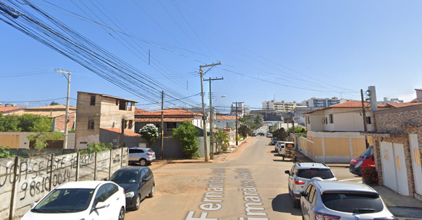 Obras na Avenida Jorge Amado são inauguradas. Foto: Google Street View