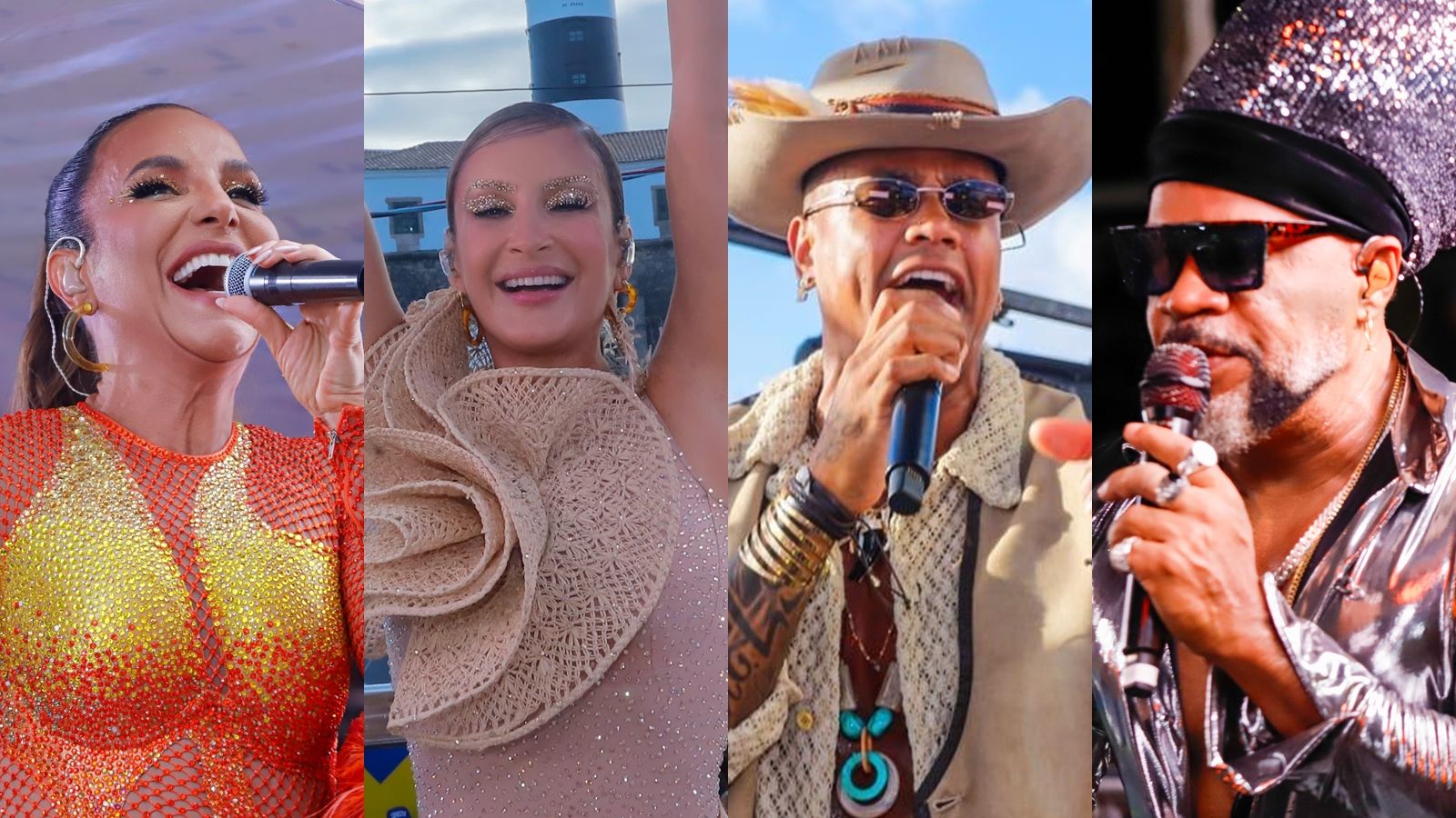 Ivete, Claudia Leitte, Leo Santana e Brown tiveram alguns dos maiores cachês | Fotos: Alfredo Filho/Secom