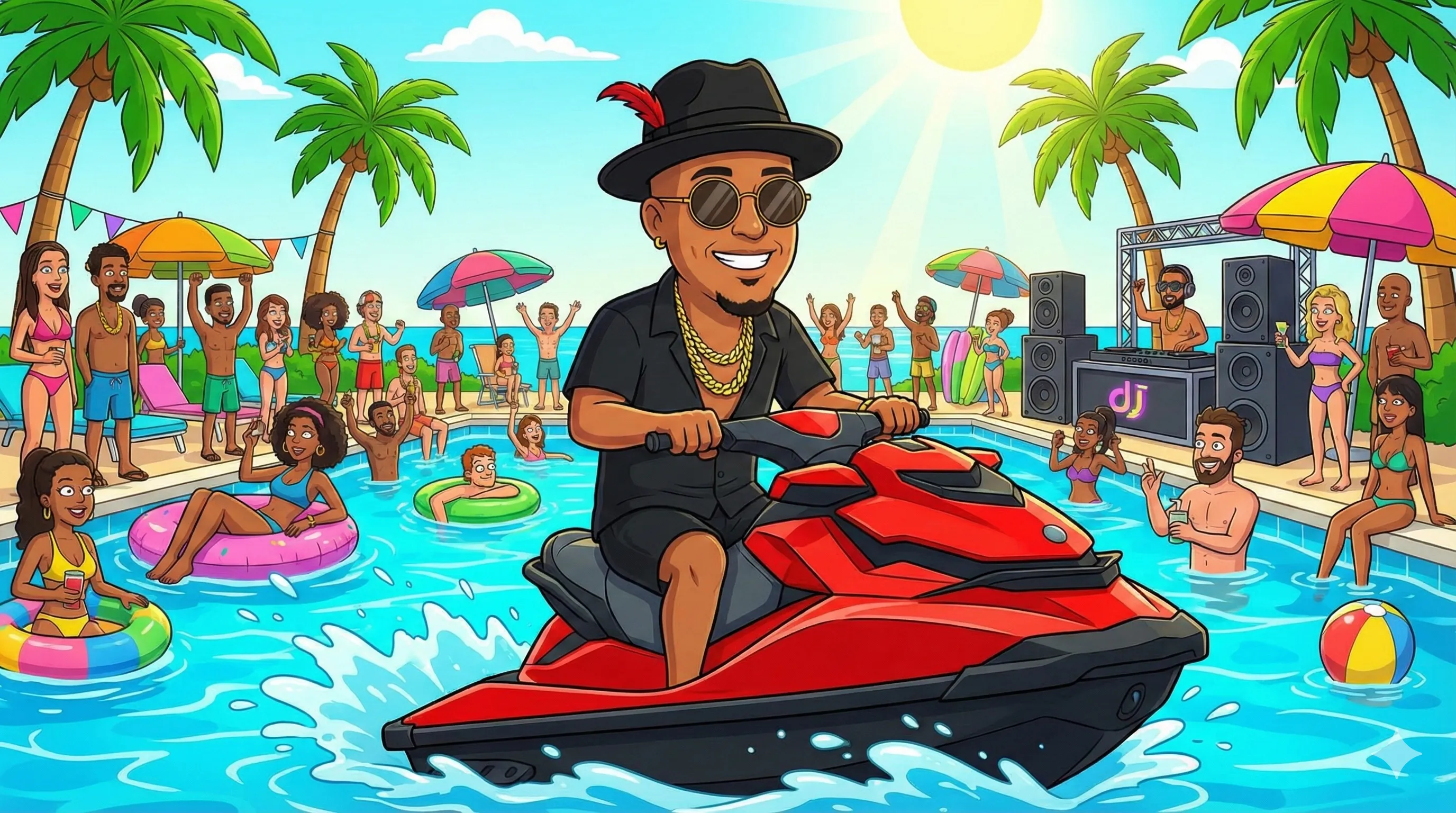 Robyssão diz que naipe é pagofunk e anuncia projeto 'Jet na Piscina' no Aratu Tá On