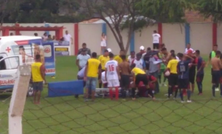 Atleta da seleção de Campo Formoso morre ao passar mal em campo pelo Intermunicipal