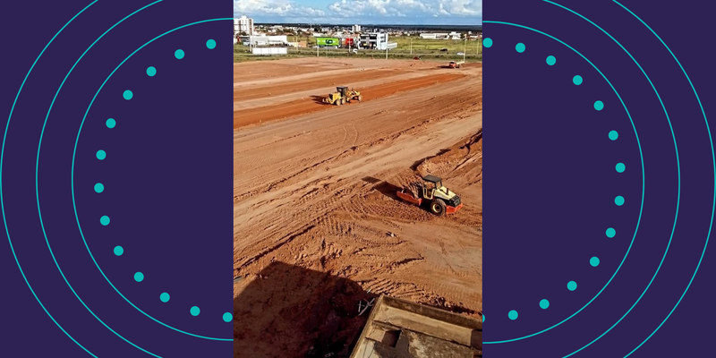 Com 20% das obras já concluídas, o Shopping Parque Oeste deve gerar mais de 300 empregos apenas na fase de construção/Foto: Redes Sociais 