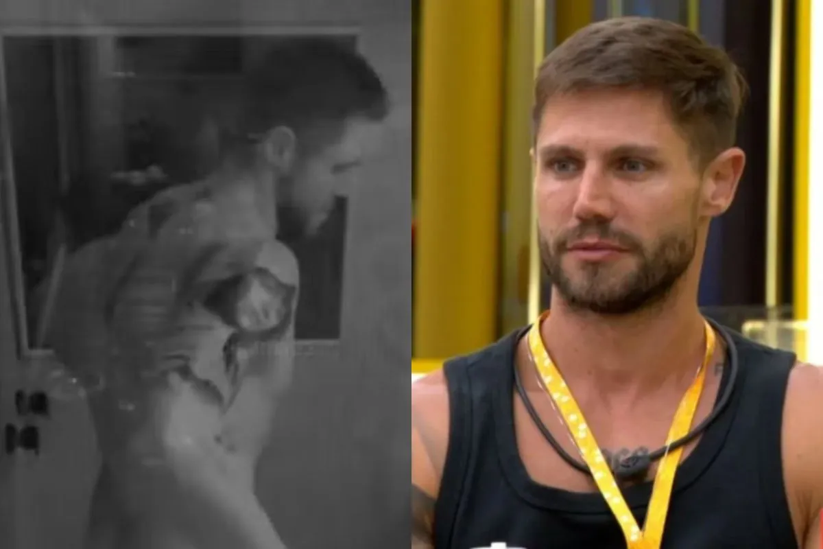 Jonas toma banho pelado no BBB 26 após "cobrança" de Gil do Vigor